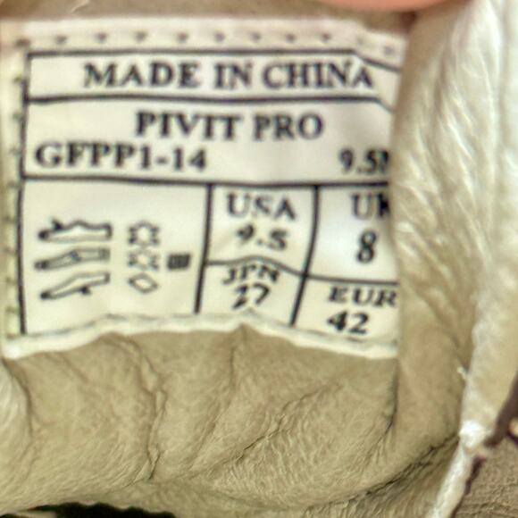 Dexter Leather Pivot Pro Golf Shoes Mens 9 1/2 Oxford Saddle Brown White K.5.4 - Picture 15 of 15